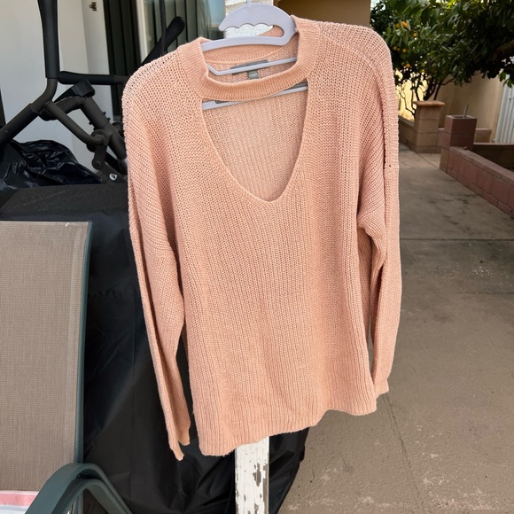 Light Pink Knit Sweater - Picture 1 of 5